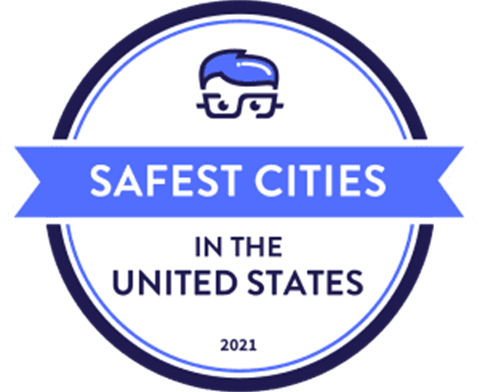 Seal logo of Safest Cities in the United States
