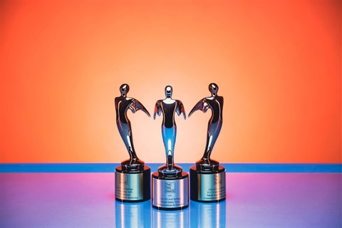 pictured three Telly Awards